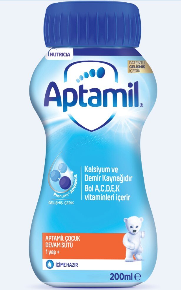 Aptamıl Sıvı Likit Çocuk Devam Sütü 1 Yaş+ 200 Ml