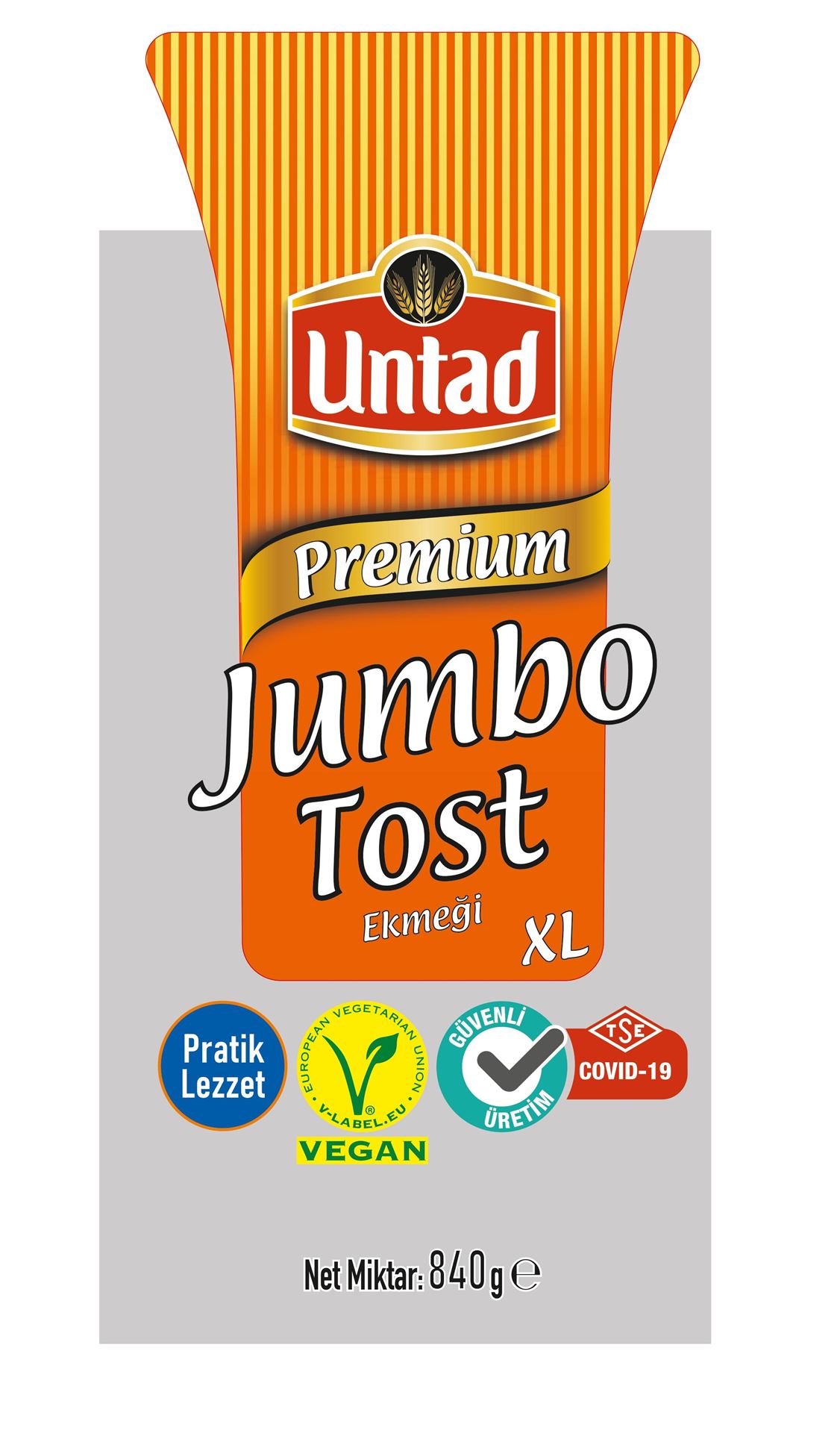 Untad Premıum Jumbo Tost Ekmeği 840 G