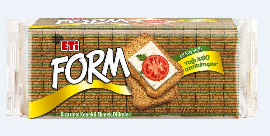 Eti Form Kızartılmış Kepekli Ekmek Dilimleri 138G