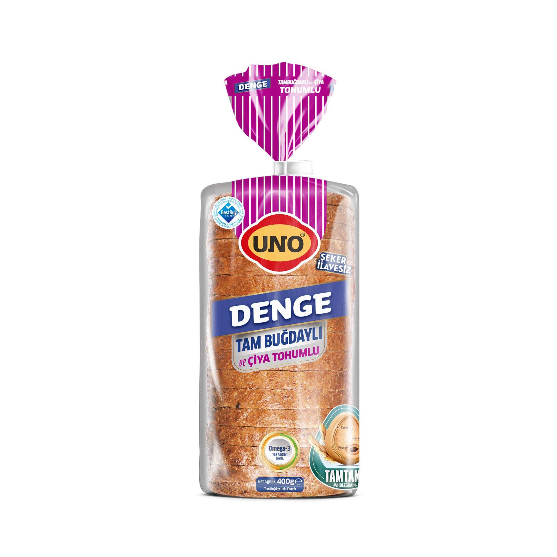 Uno Denge Tam Buğdaylı & Çiya Tohumlu 400 G