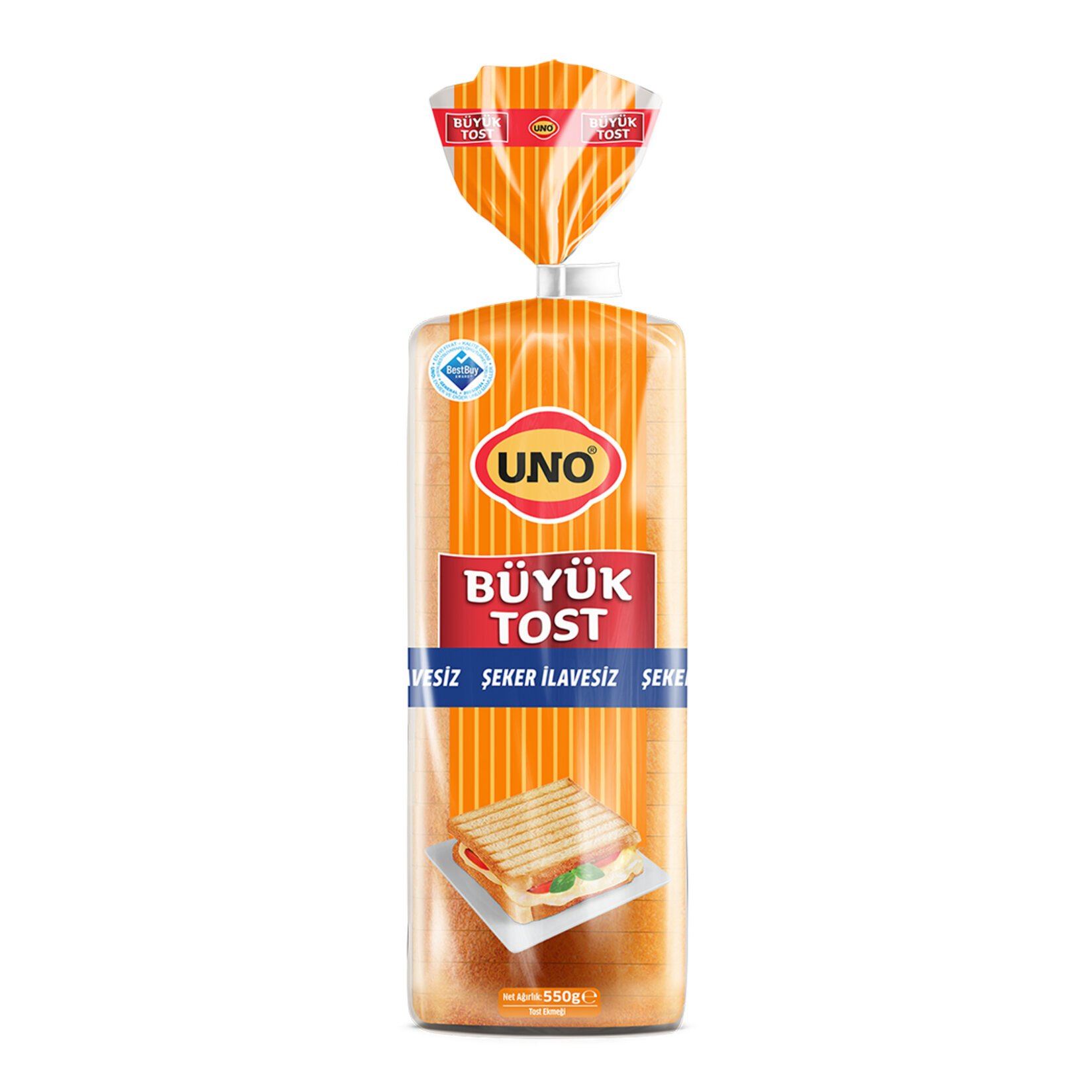 Uno Büyük Tost Ekmeği 550 G