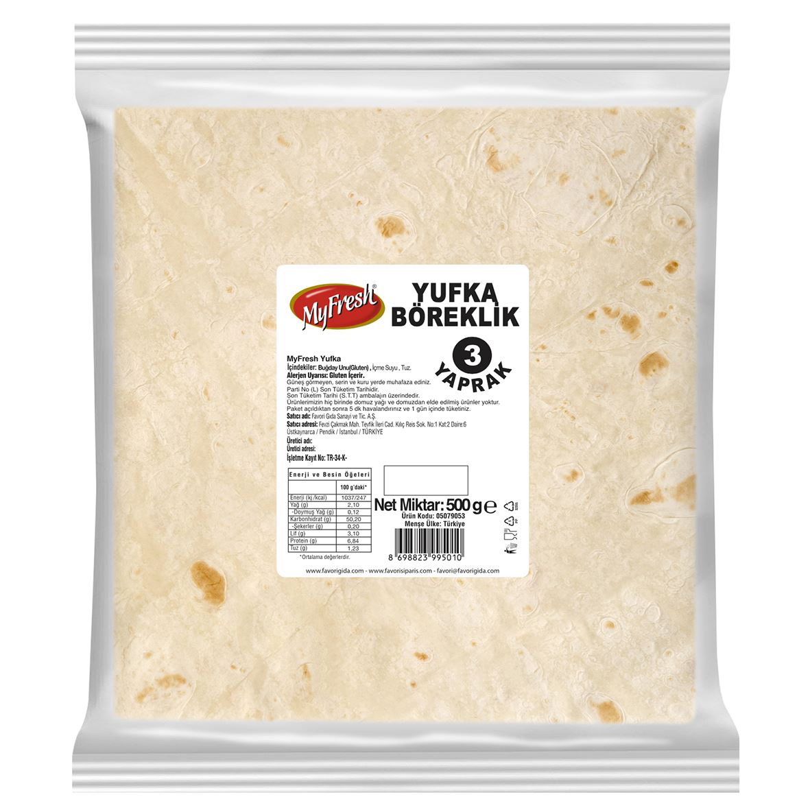Myfresh Yufka 500 G