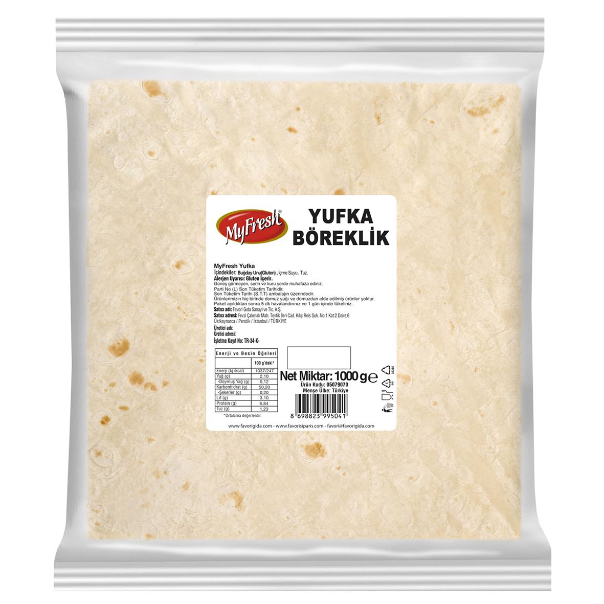 Myfresh Yufka 1000 G