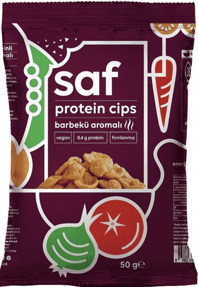 Saf Barbekü Aromalı Protein Cips 50G