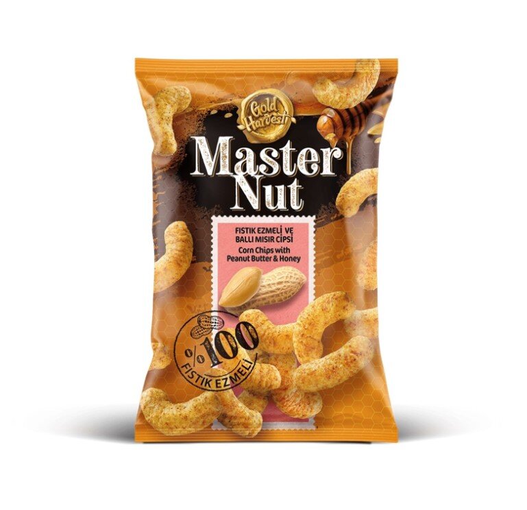 Master Nut Fıstık Ezmeli Ballı Mısır Cipsi 150G