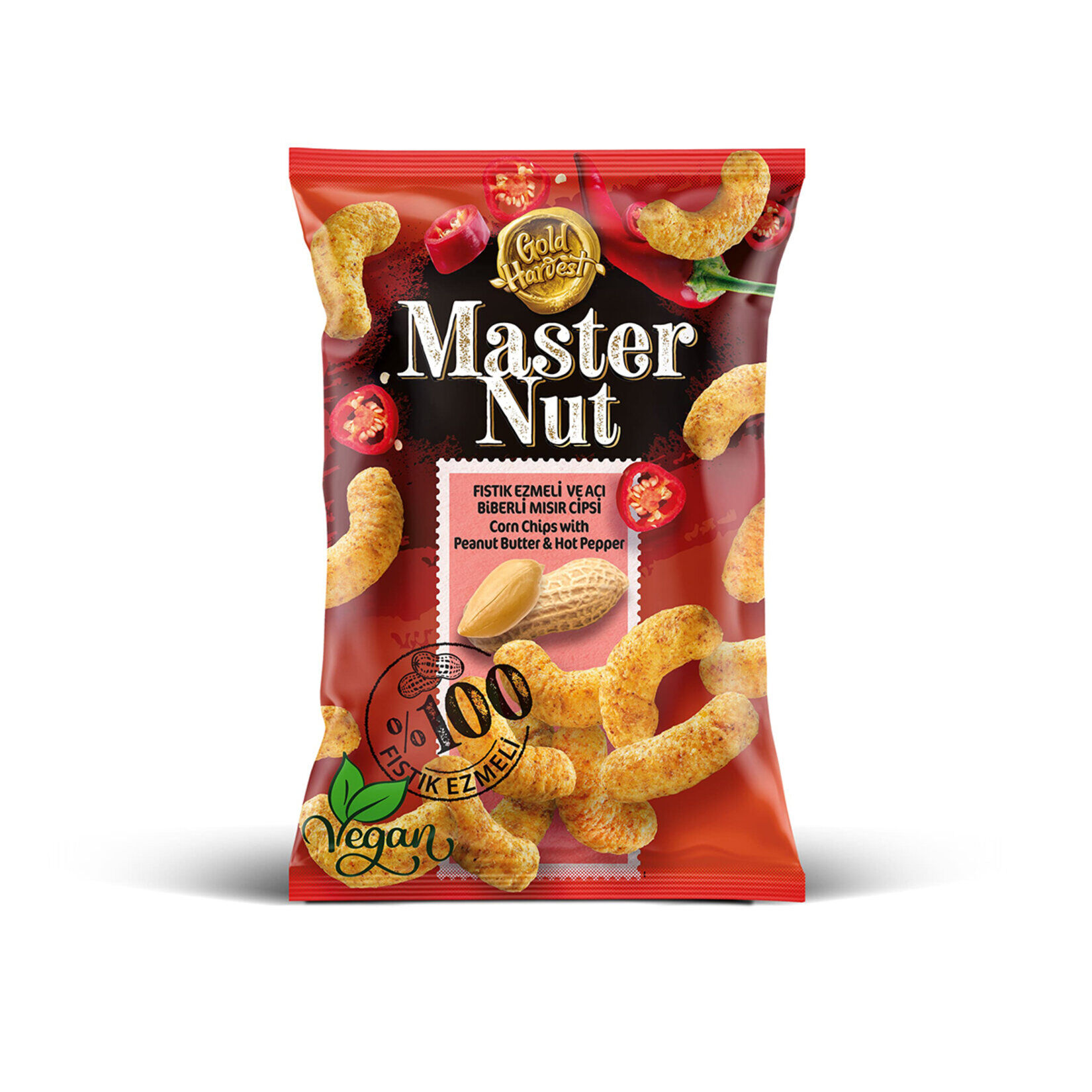 Master Nut Fıst.Ezmeli Acı Biber.Mısır Cipsi 165G