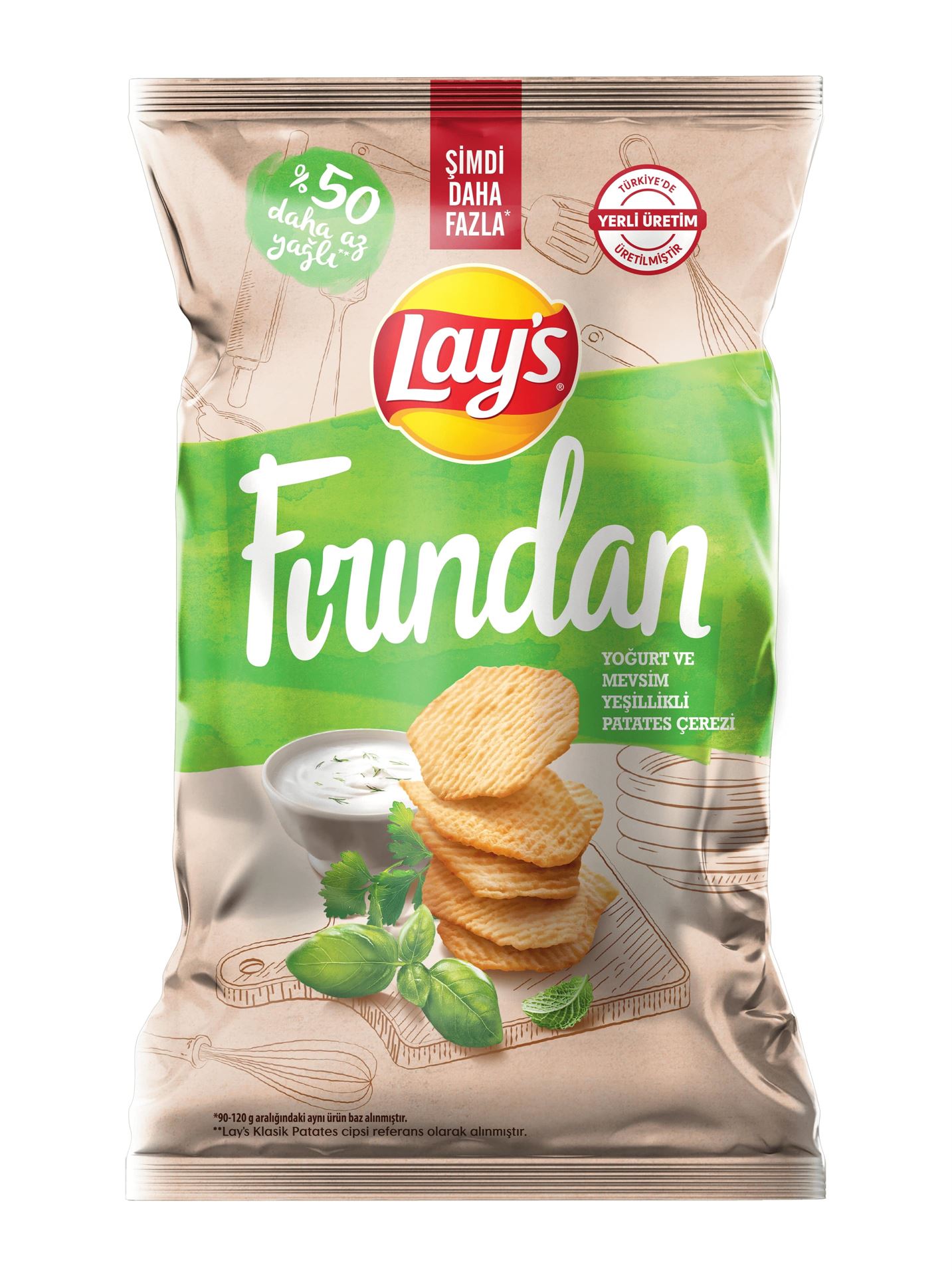 Lays Fırınlanmış Yoğ.Ve Mev.Yeş.Süper Boy 110 G