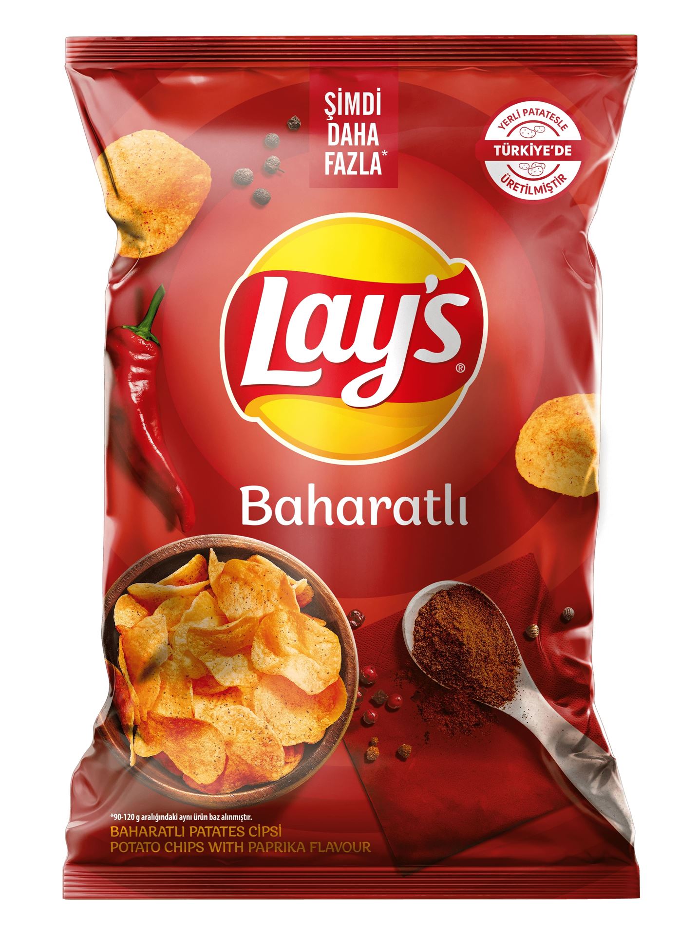 Lays Baharatlı 125G 19X Ot