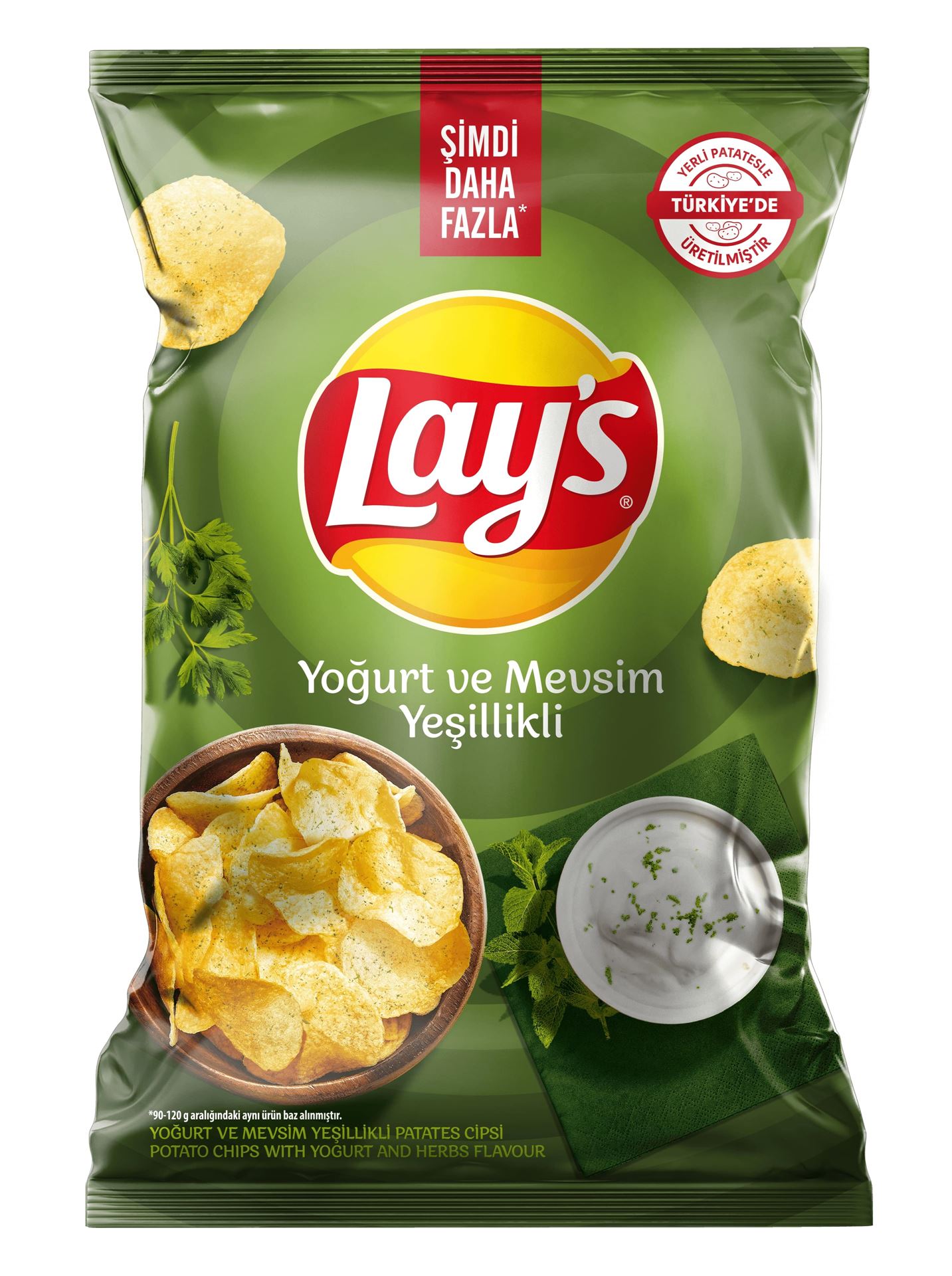 Lays Yogurt & Mevsım Yesıllıklerı 125G 19X Ot