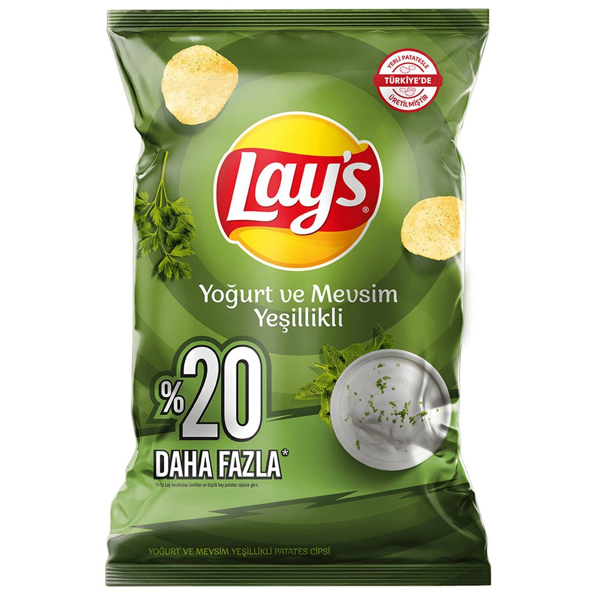 Lays Yogurt Mevsim Yeşillikleri Parti Boy 160 G