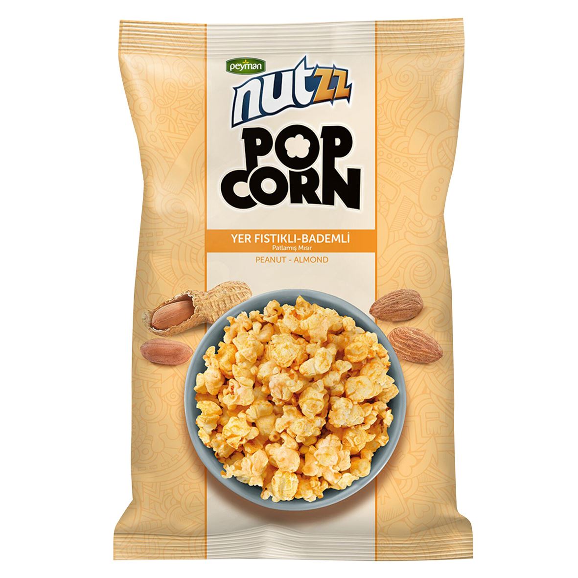 Peyman Nutzz Popcorn Fıstık-Badem 85 G