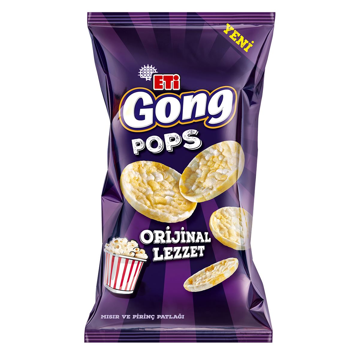 Eti Gong Pops Mısır Ve Pirinç Patlağı Sade 80G