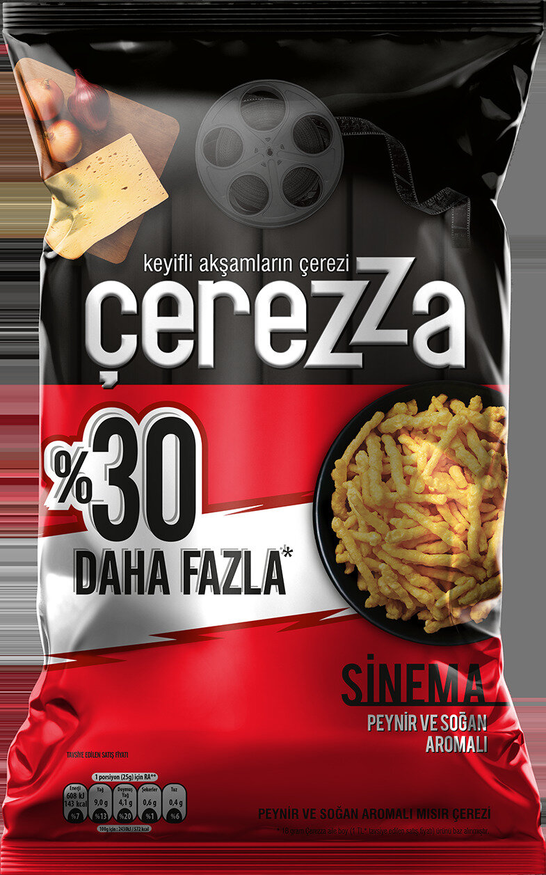 Çerezza Sinema Peynir Ve Soğan Arm.Mısr Çerez 170G