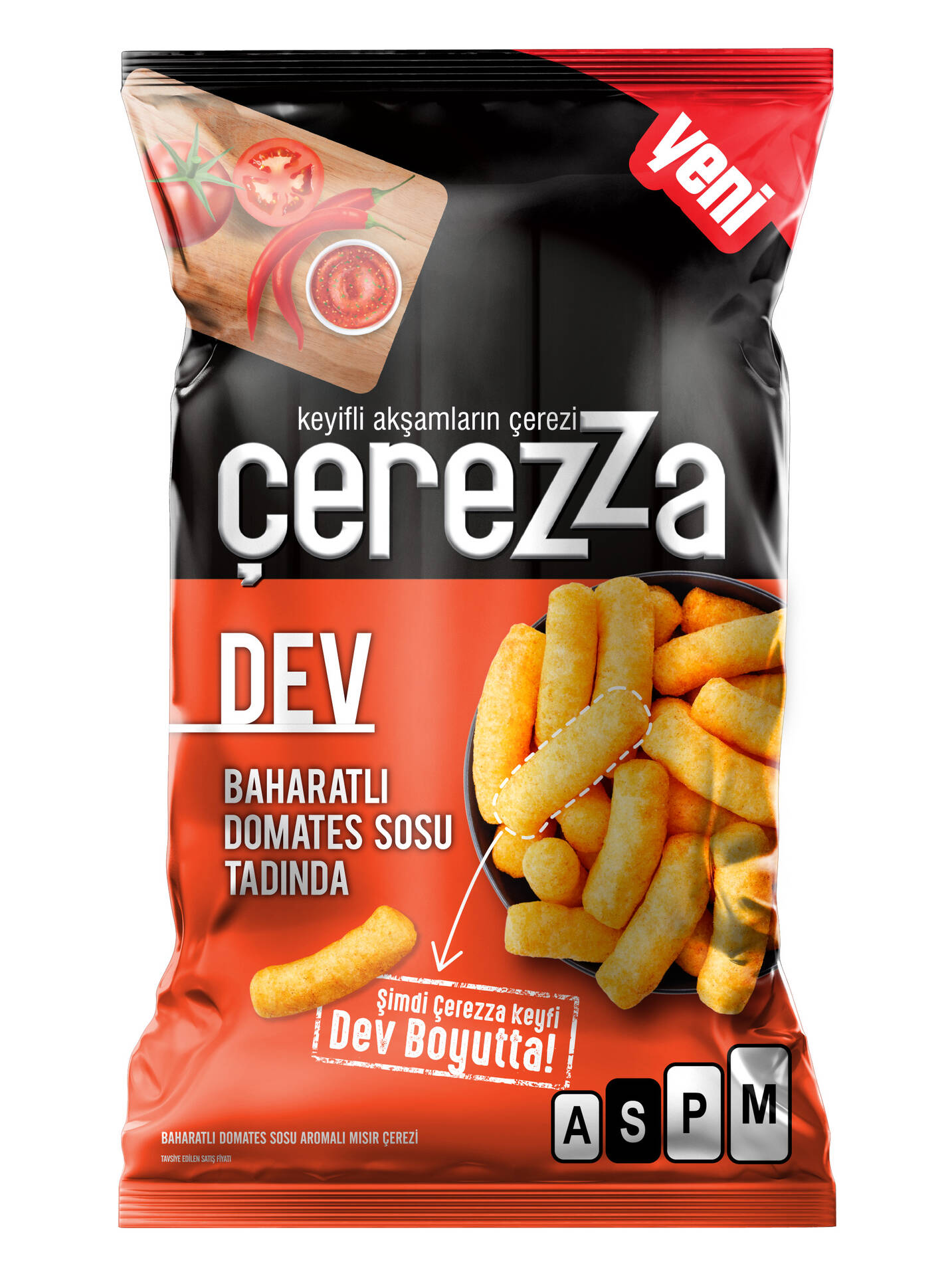 Çerezza Dev Bah.Domates Soslu Mısır Çerezi 150G