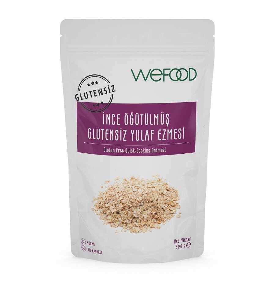 Wefood İnce Öğütülmüş Glutensiz Yulaf Ezmesi 300 G