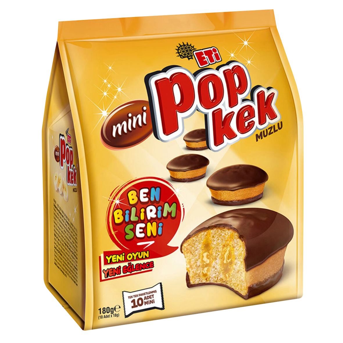 Eti Popkek Mını Muz Kremalı 10X18 Gr.