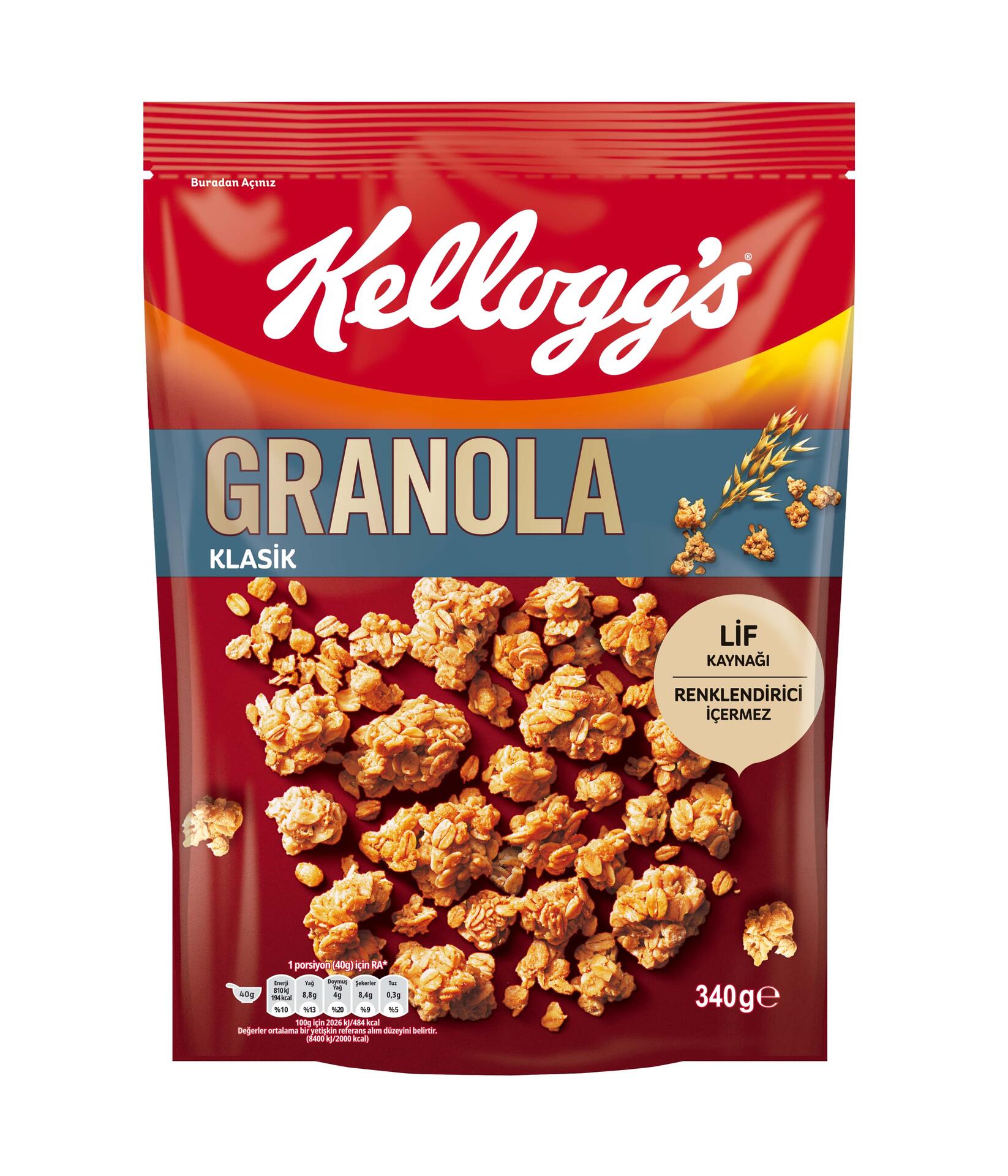 Kelloggs Granola Klasik 340 G