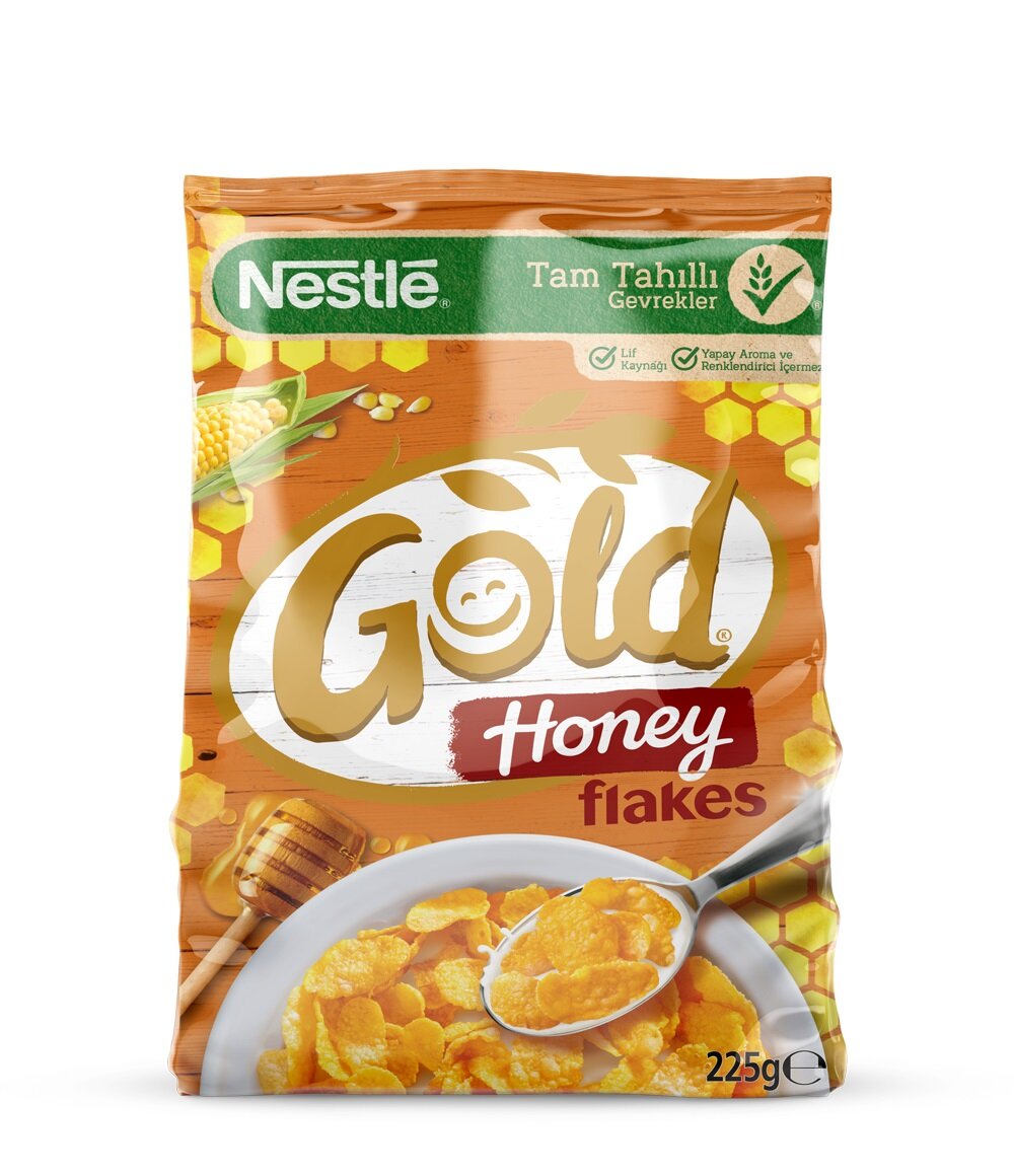 Nestle Gold Honey Flakes Ballı Mısır Gevreği 225 G