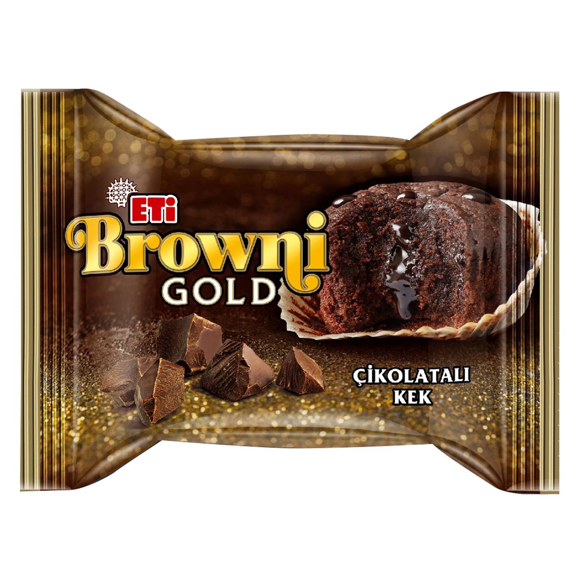 Eti Brownı Gold Çikolata Soslu Çikolatalı Kek 45 G