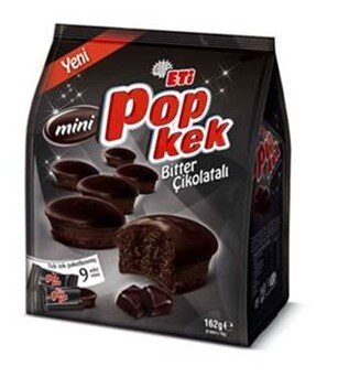 Eti Popkek Mini Bitter Çikolatalı Kek 162 G