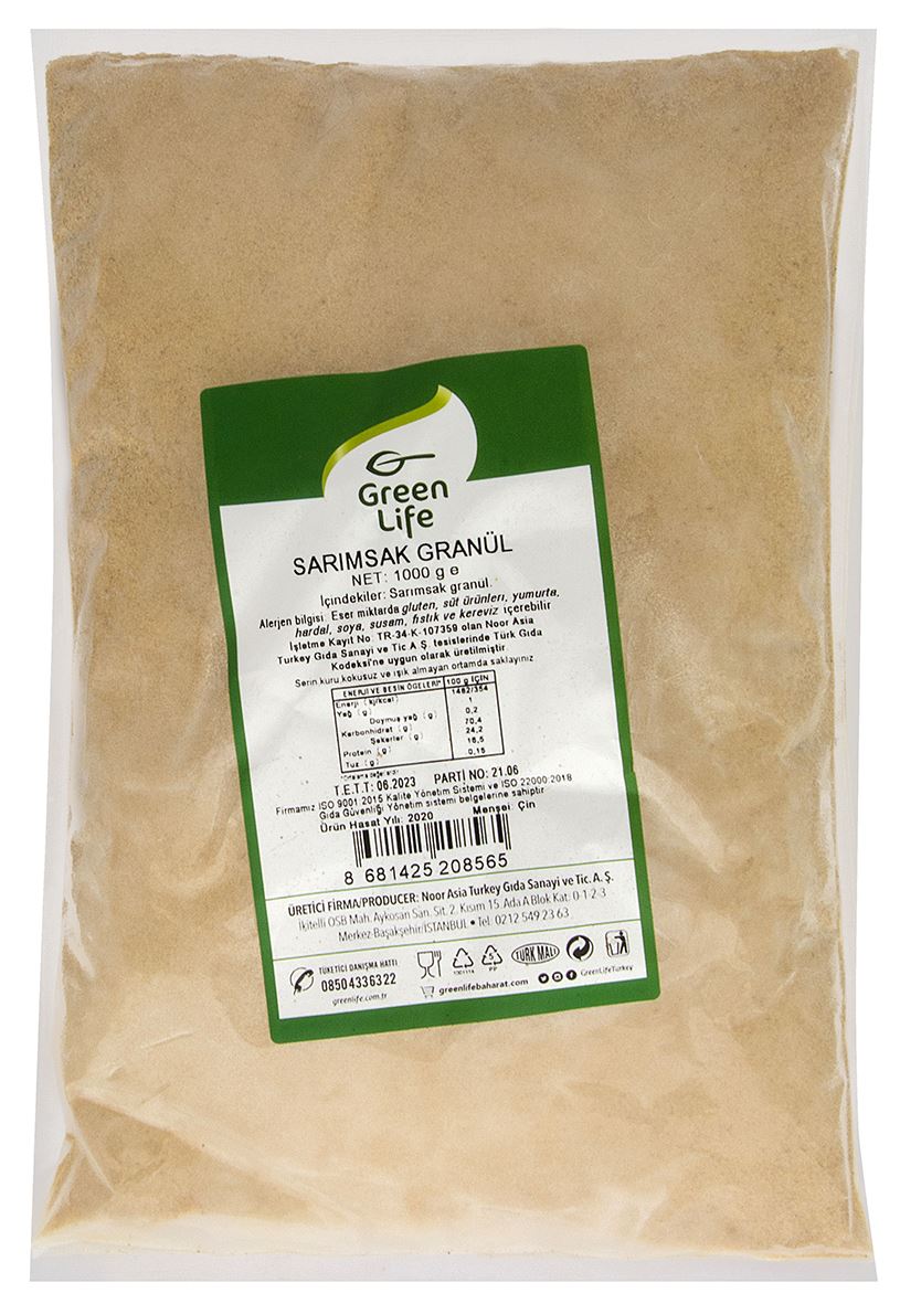 Green Lıfe Sarımsak Granül 1Kg