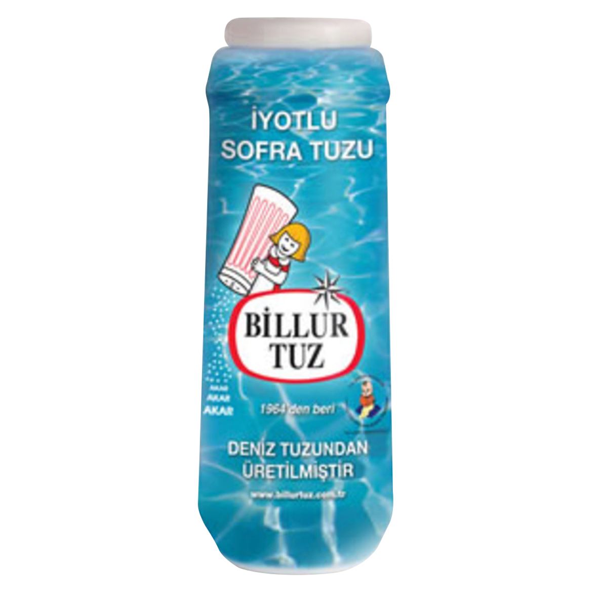 Billur Tuz İyotlu Sofra Tuzu Pet 500 G