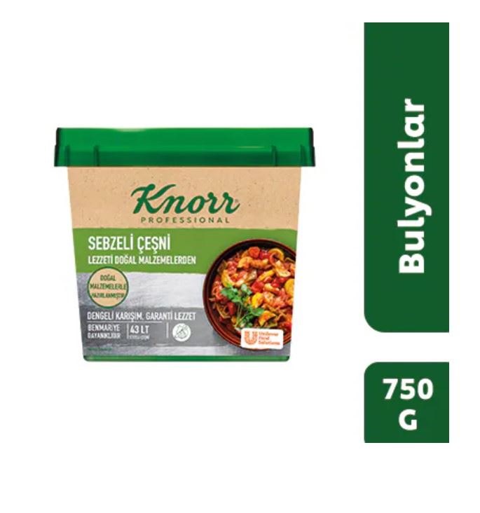 Knorr Sebzeli Çeşni 750 Gr (Toptan)