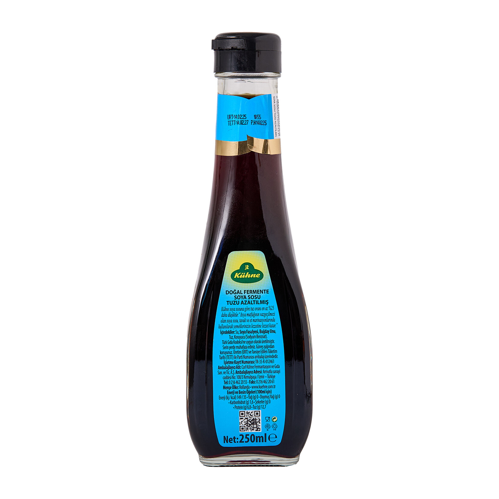 Kühne Sodyumu Azaltılmış Soya Sosu 250 Ml