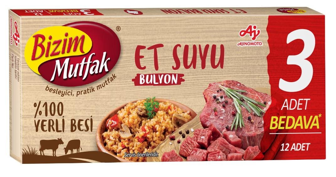 Bizim Mutfak Yerli Besi Et Bulyon 12*10 G