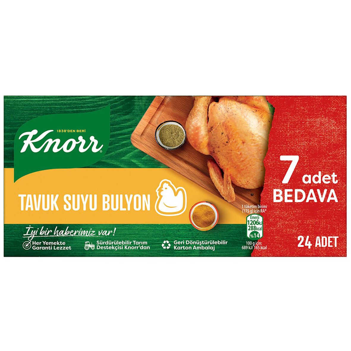 Knorr Tavuk Suyu 24 Adet 240 G