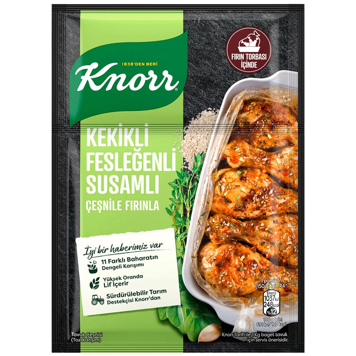 Knorr Fırında Tavuk Çeşnisi Otlu Çeşni 29 G