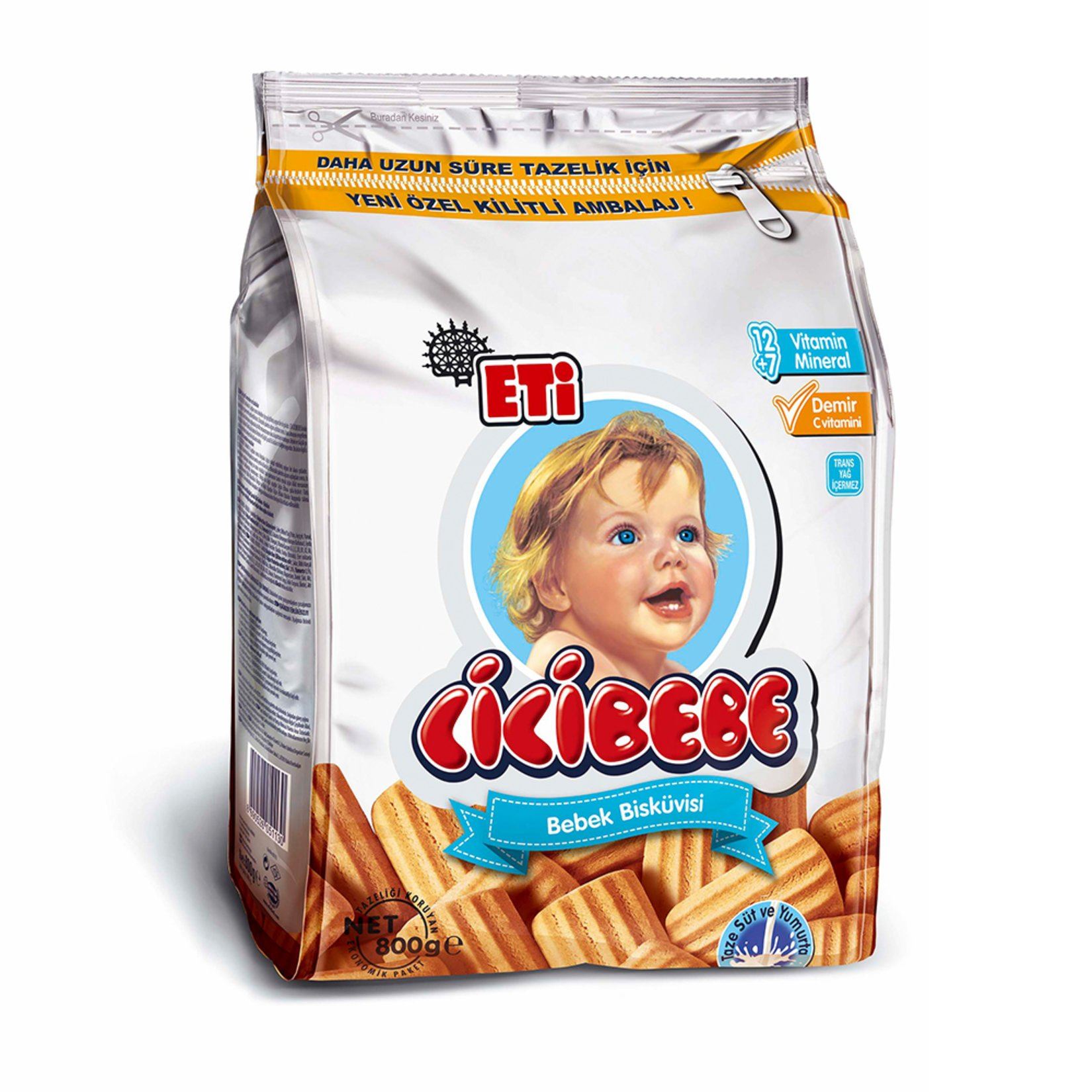 Eti Cicibebe Bisküvi Torba 800 G