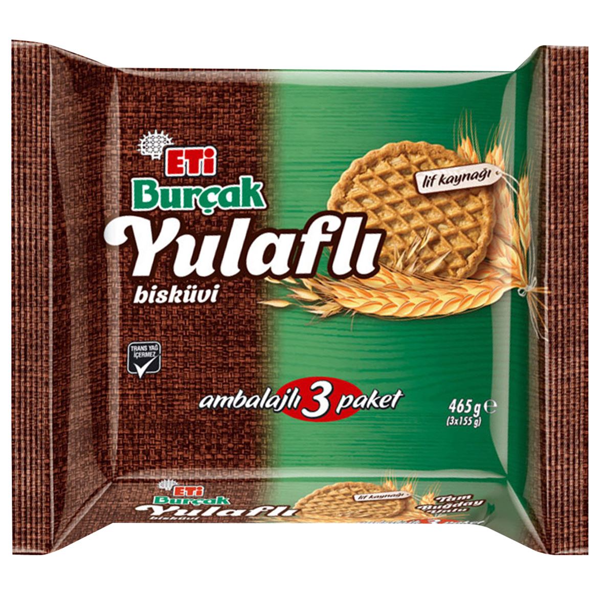 Eti Burçak Yulaflı Bisküvi 465 G