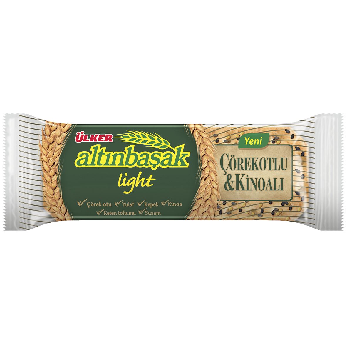 Ülker Altınbaşak Çörekotlu Ve Kinoalı Kraker 40G