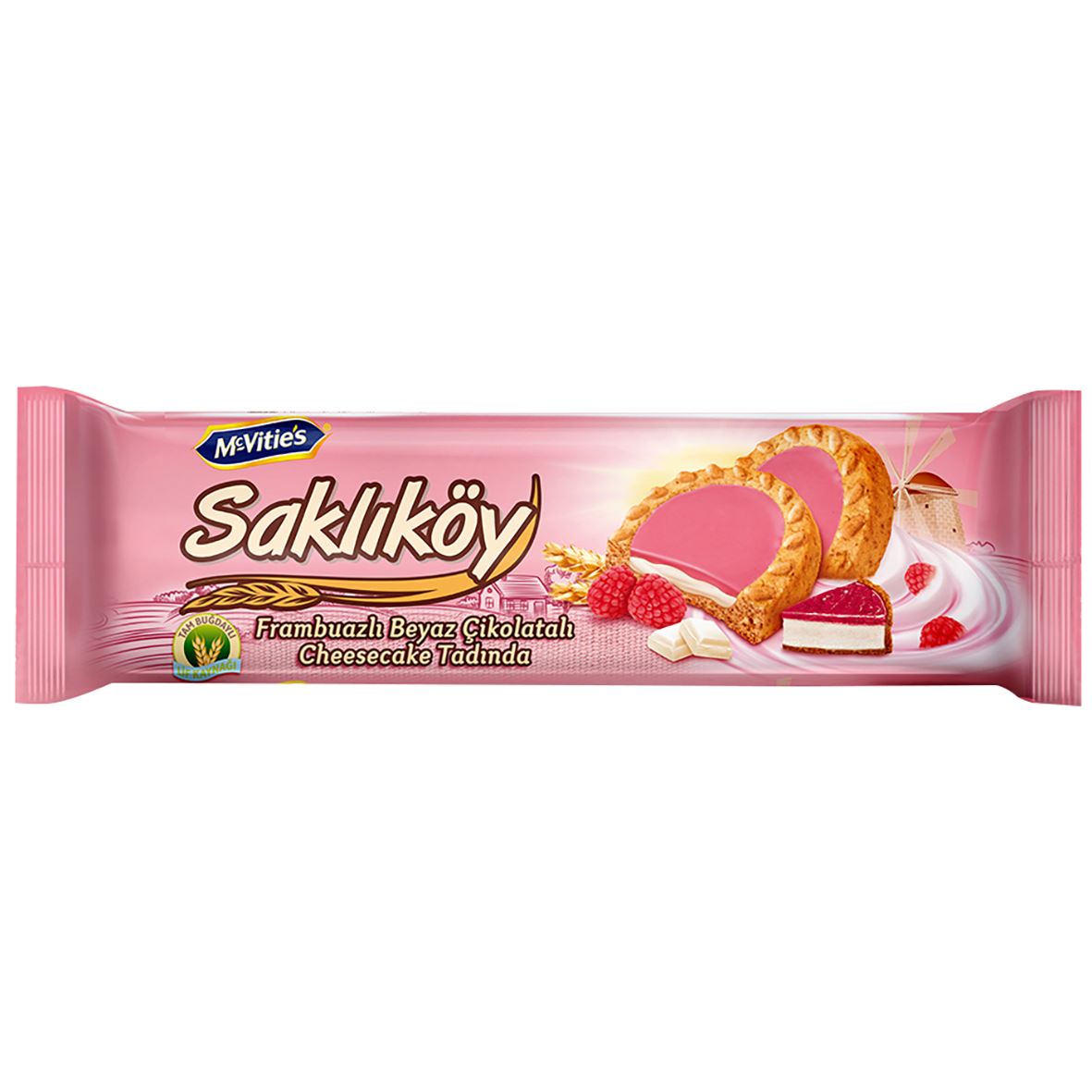 Ülker Saklıköy Frambuazlı Beyaz Çik.Bisküvi 100G