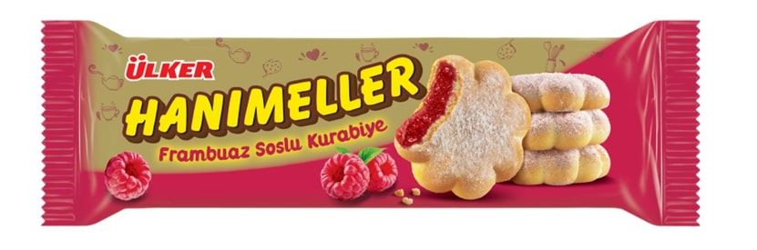 Ülker Hanımeller Frambuaz Soslu Kurabiye 94.5 G