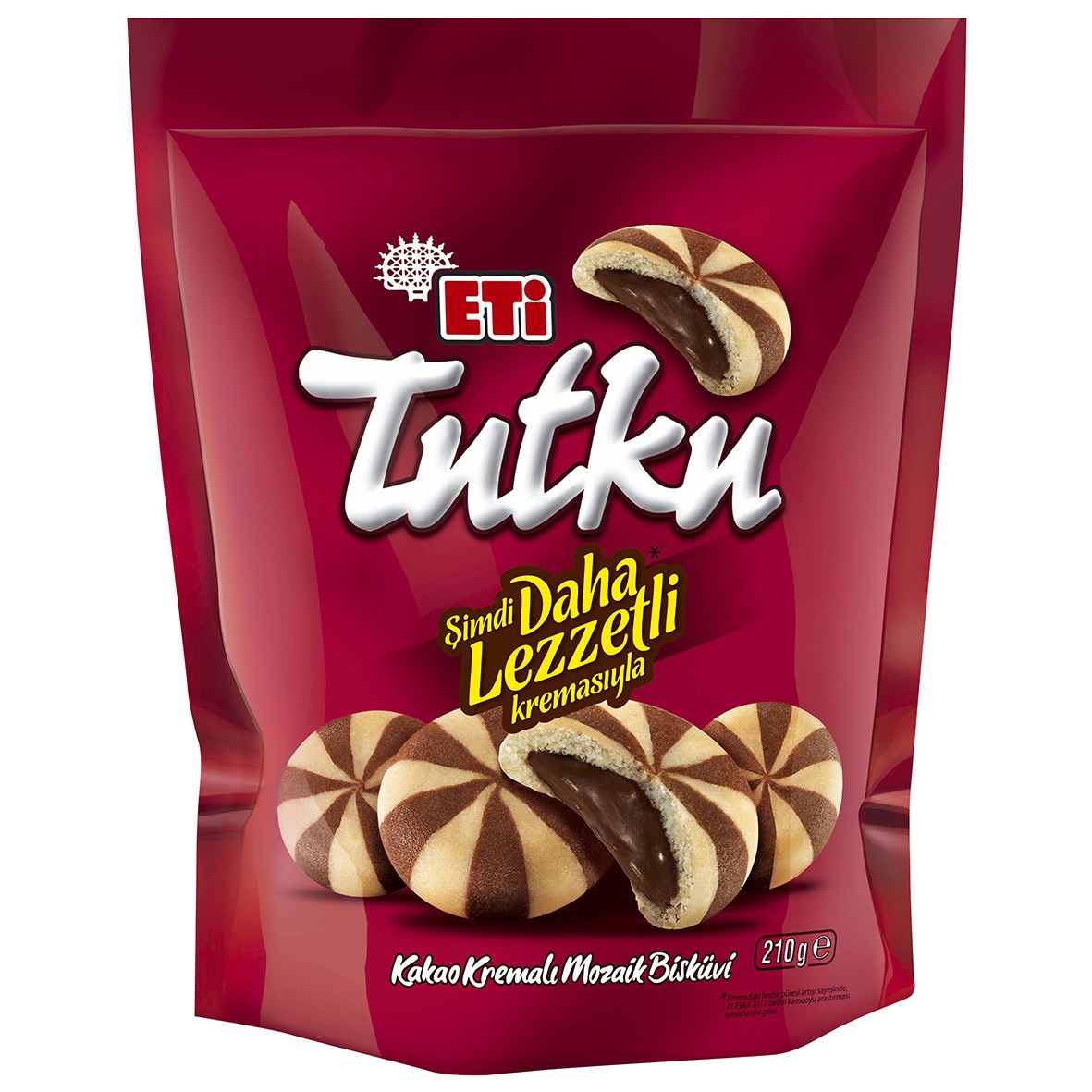 Eti Tutku Kakao Kremalı Mozaik Bisküvi Torba 210 G