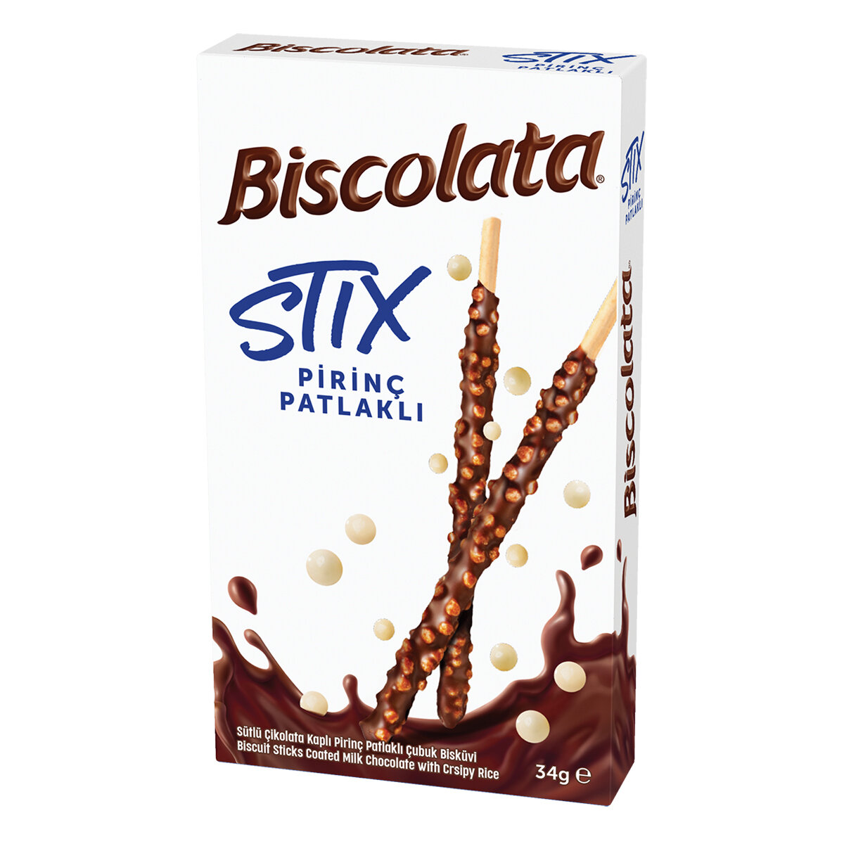 Bıscolata Stıx Pırınç Patlaklı 34Gr