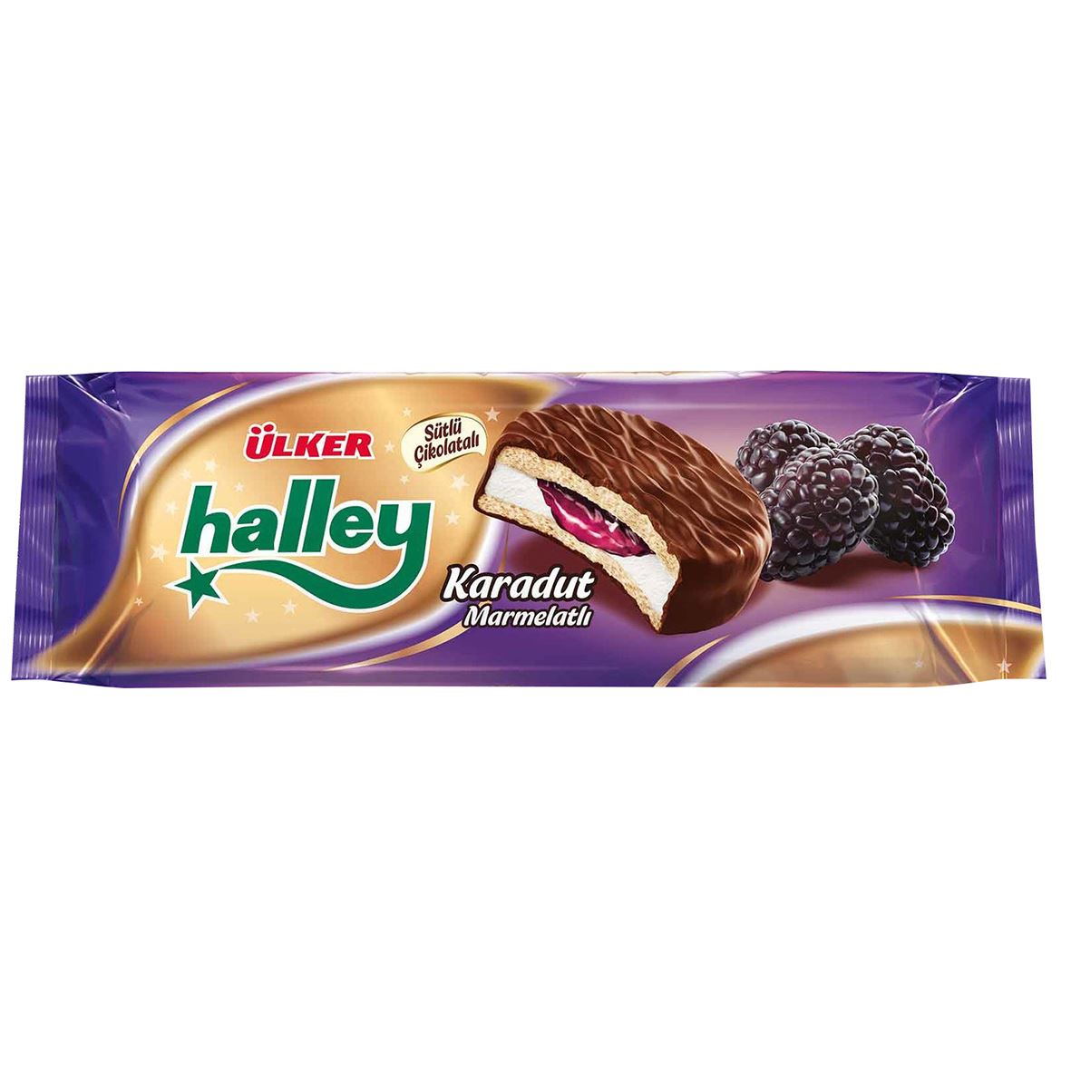 Ülker Halley Karadutlu Sandviç Bisküvi 236G