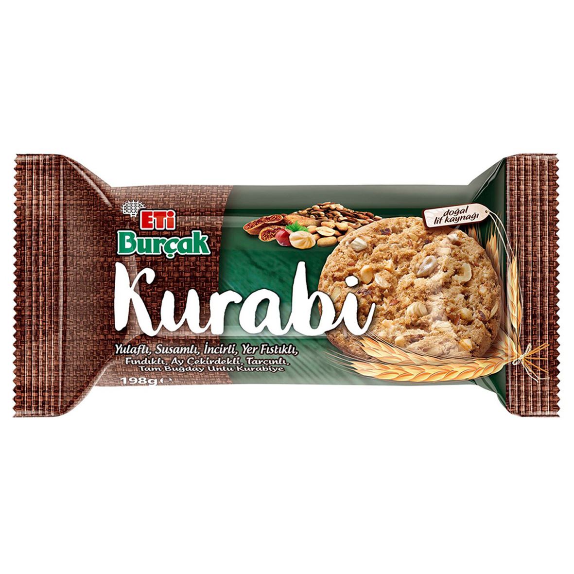 Eti Burçak Kurabi Yulaflı Fındıklı Kurabiye 198 G