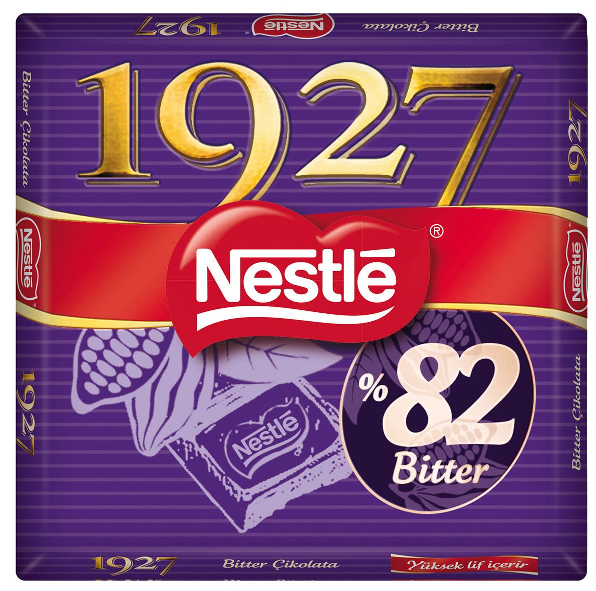 Nestle 1927 %82 Kakaolu Kare Bitter Çikolata 60 G