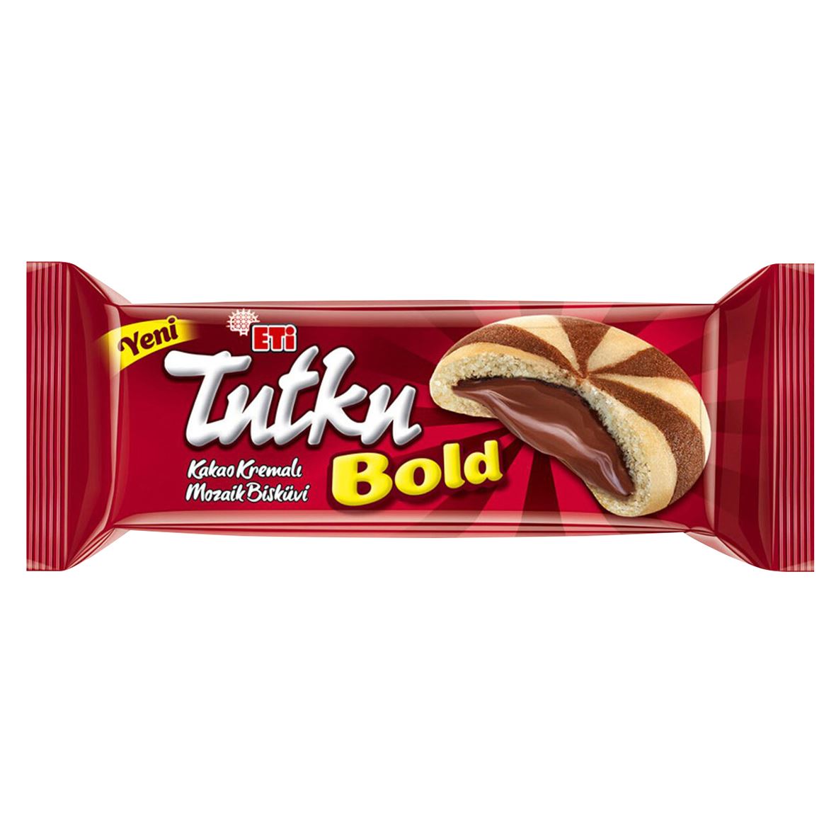 Eti Tutku Bold Kakao Kremalı Mozaik Bisküvi 138 G