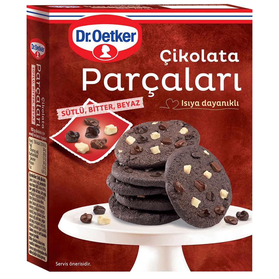 Dr.Oetker Bitter Çikolata Parçaları 70 G