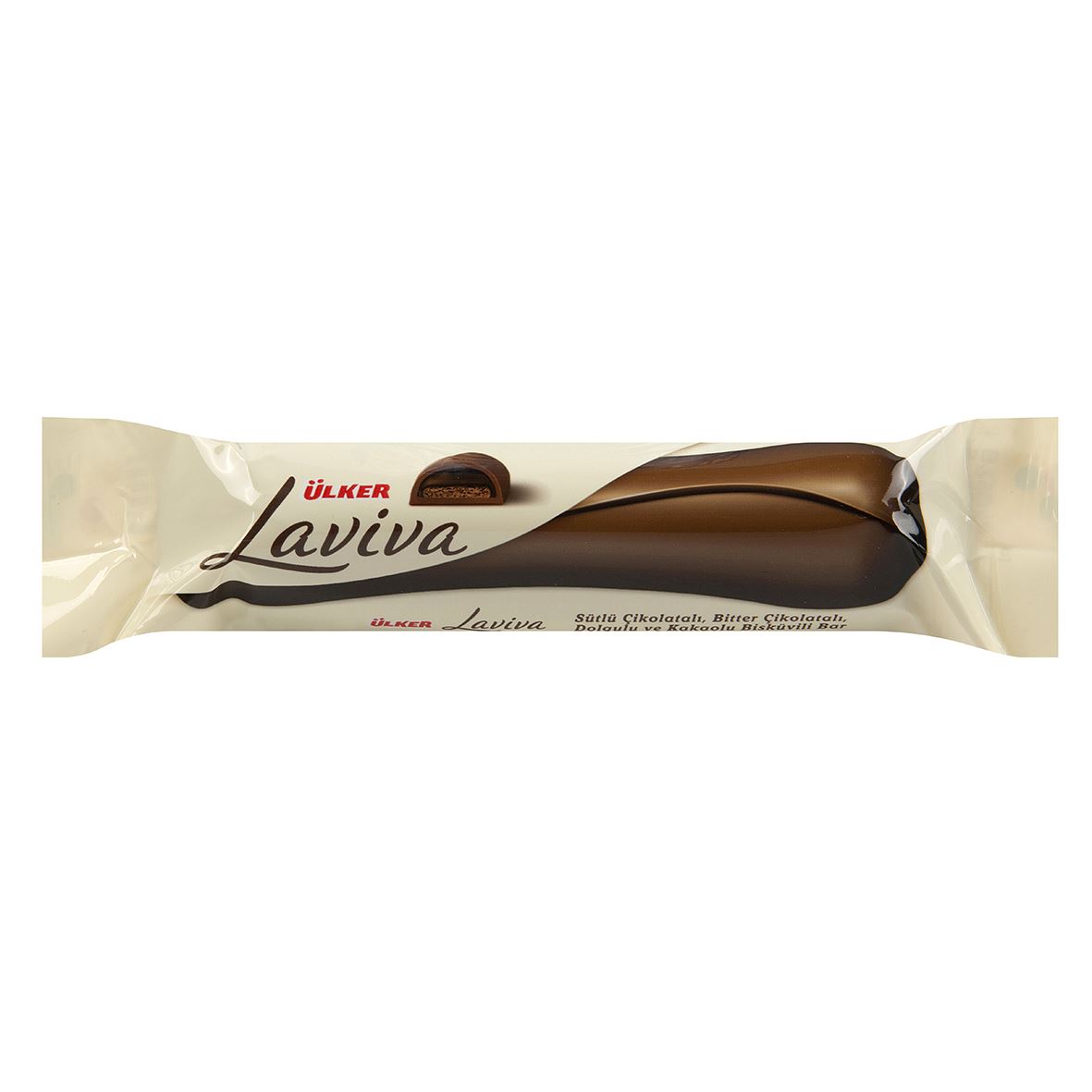 Ülker Laviva Dolgulu Ve Bisküvili Çikolata 35 G