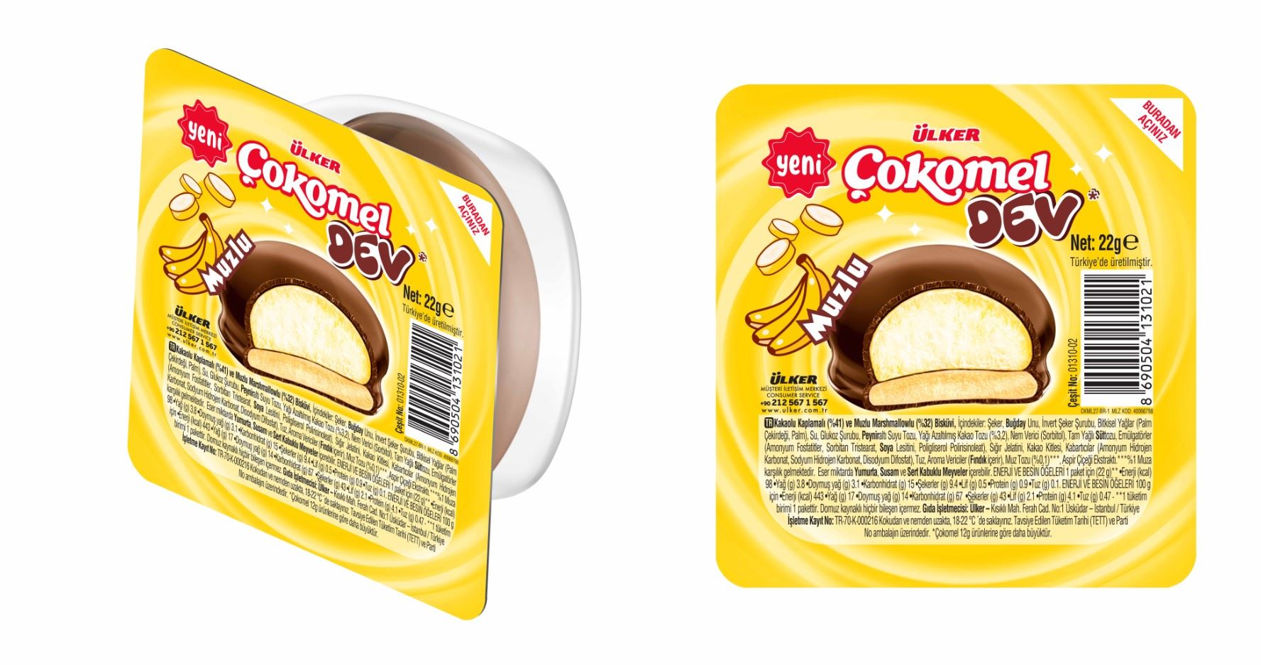 Ülker Çokomel Dev Muzlu 22 G