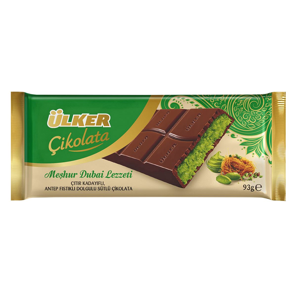 Ülker Çikolata Kadayıflı Dubaı Lezzeti 93 G