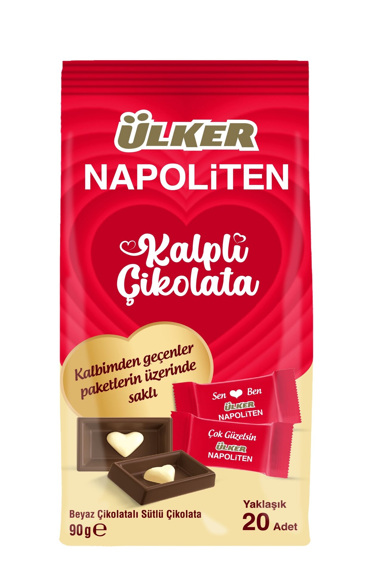 Ülker Napolıten Kalpli Çikolata Kutu 90 G