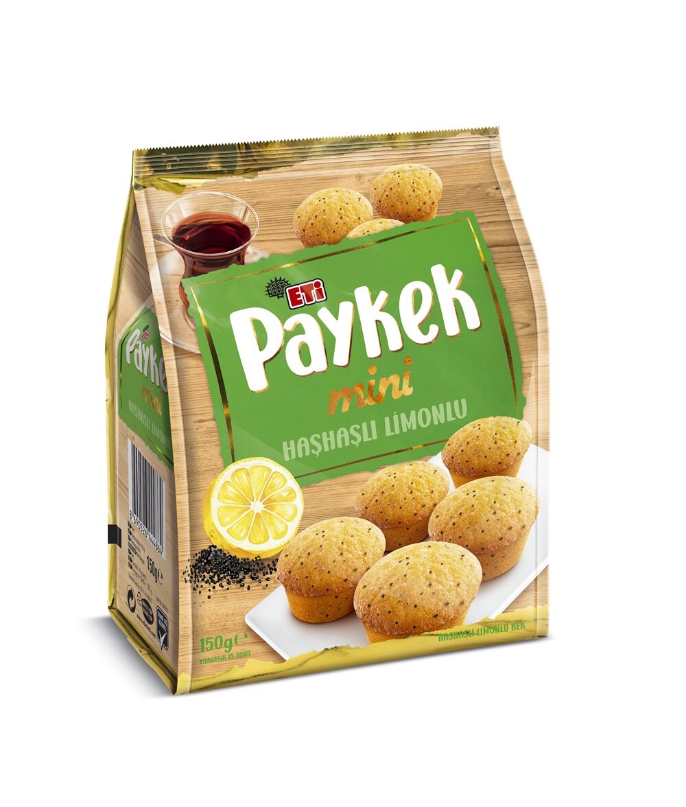 Eti Paykek Mini Limonlu Haşhaşlı 150G
