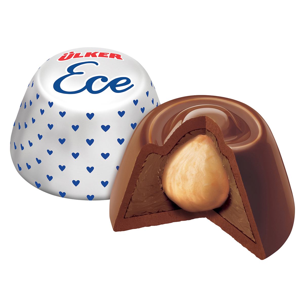 Ece İkr.Çikolata Fındıklı 1Kgx6 Poşet