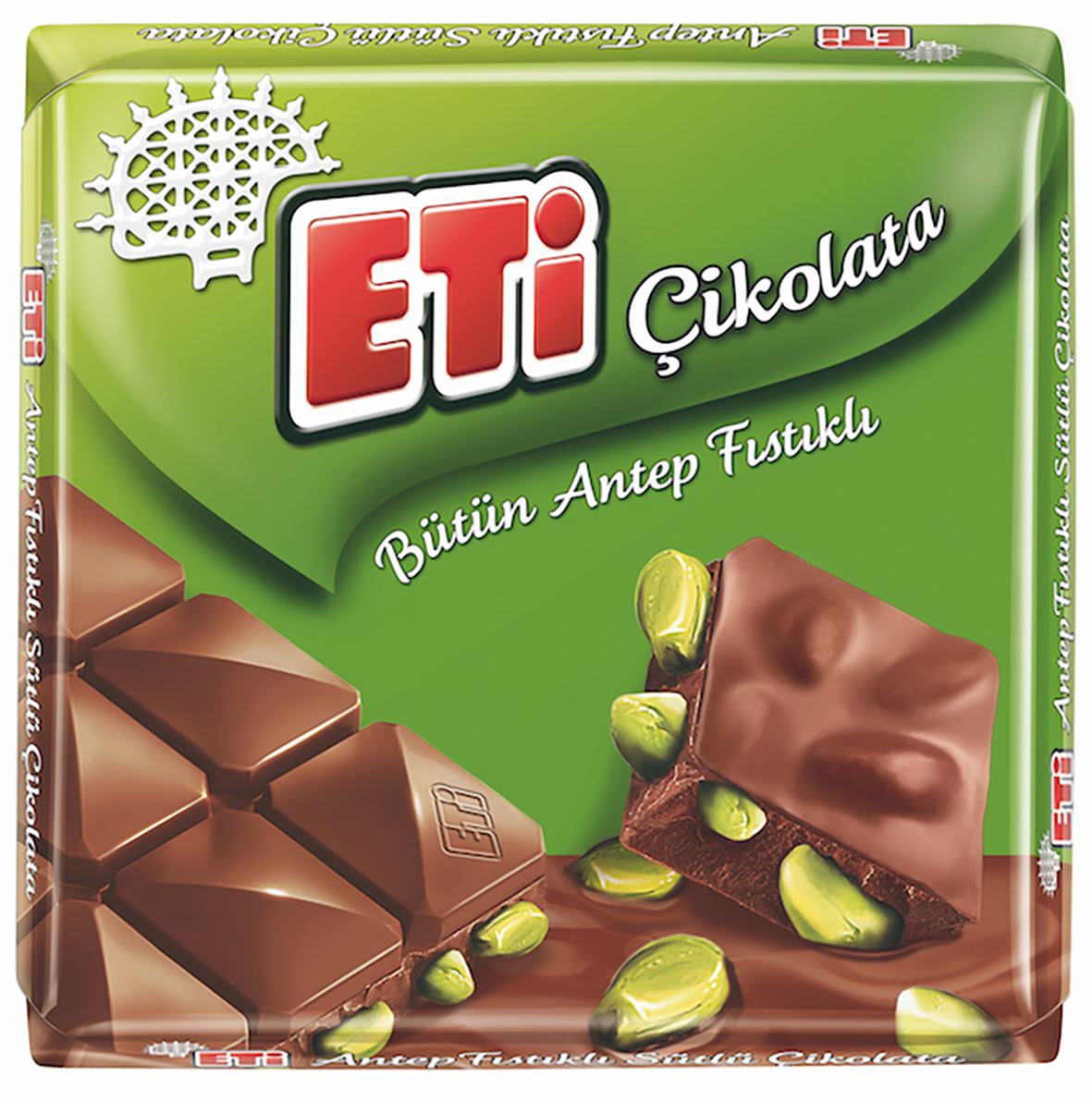 Eti Antep Fıstıklı Sütlü Çikolata 60 G